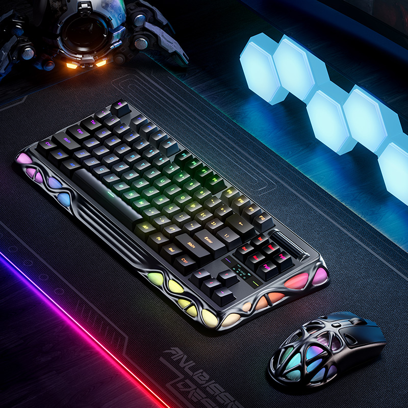 MK-014 镂空骨骼设计机械键盘