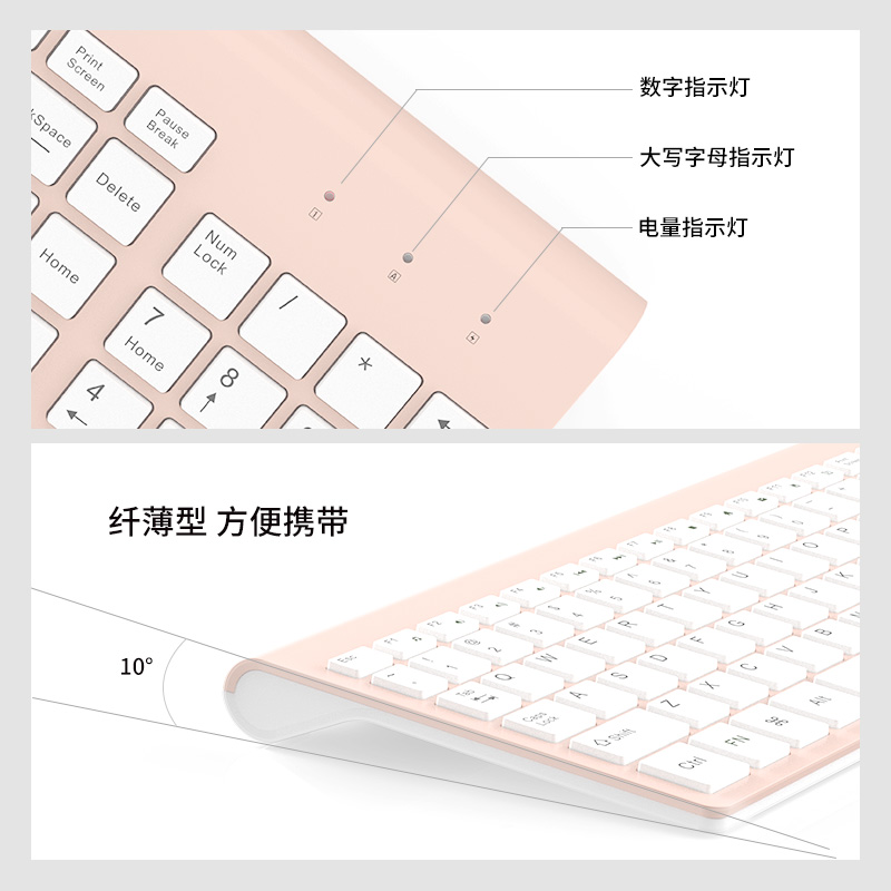 KF-10 & TM-002 Keyboard and Mouse Combo