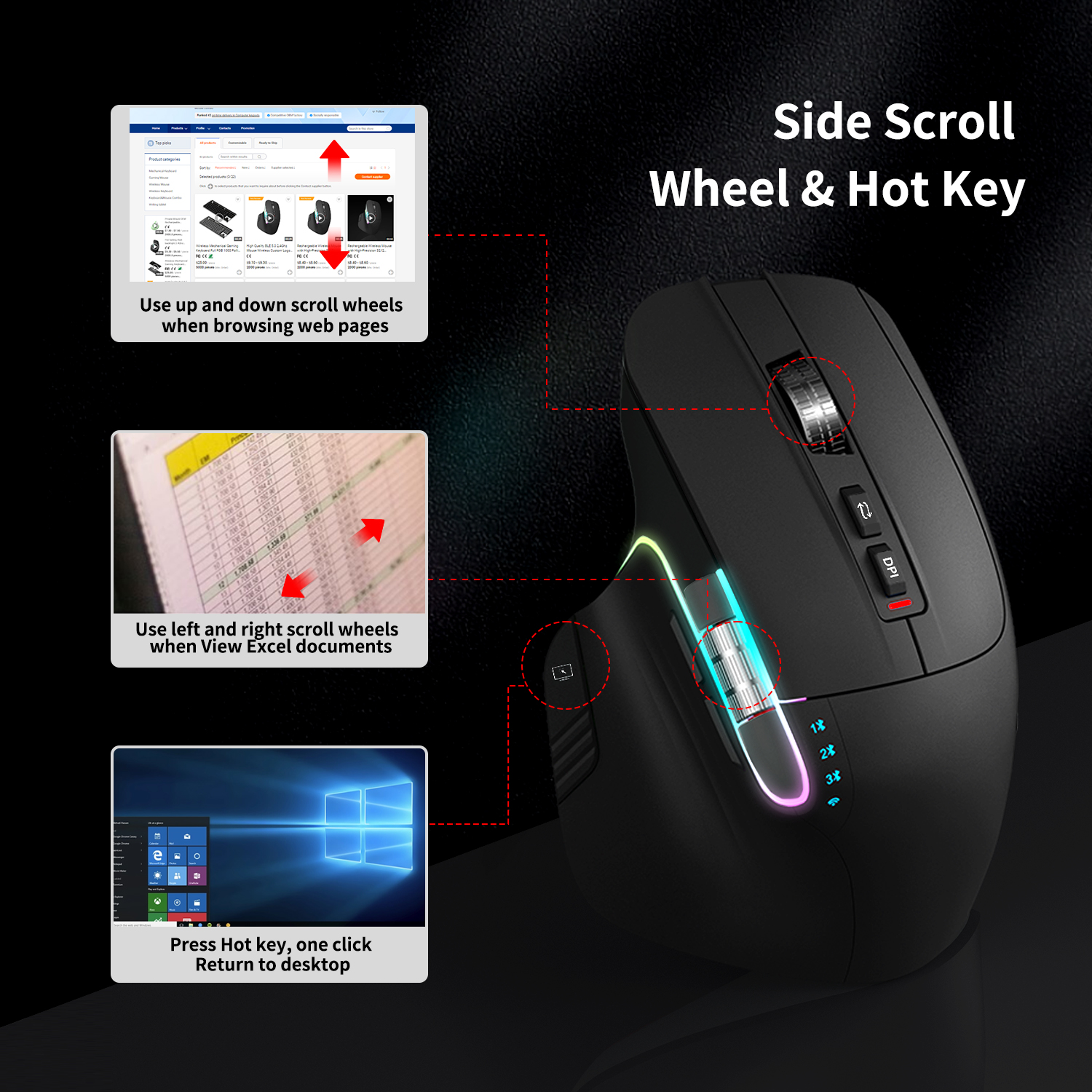 TM-015 Ergonomic Mouse